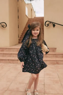 Organic Cotton Amira Dress - Bianca Noir