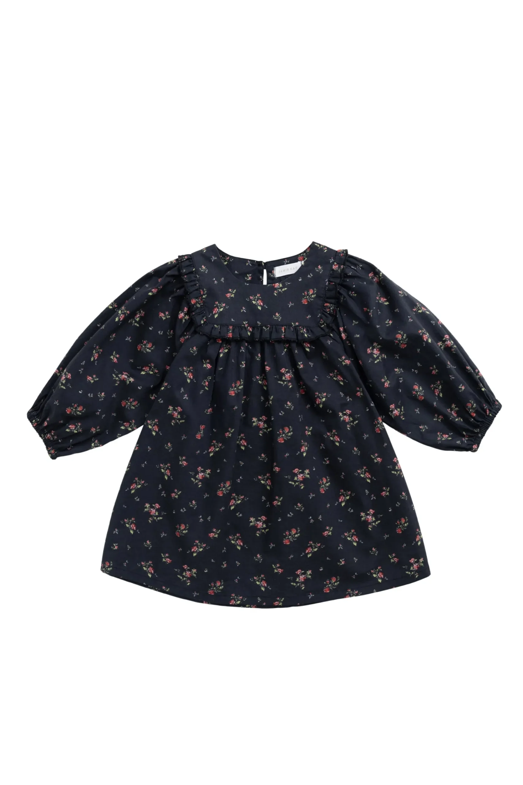 Organic Cotton Amira Dress - Bianca Noir