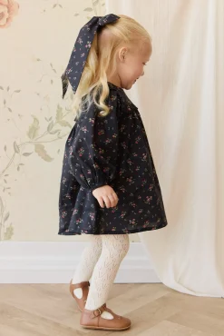 Organic Cotton Amira Dress - Bianca Noir