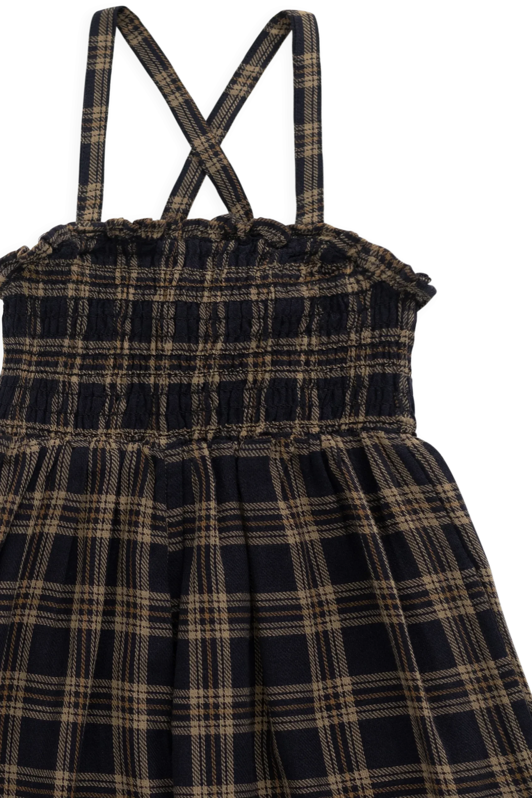 Organic Cotton Arabella Jumpsuit - Woodland Check