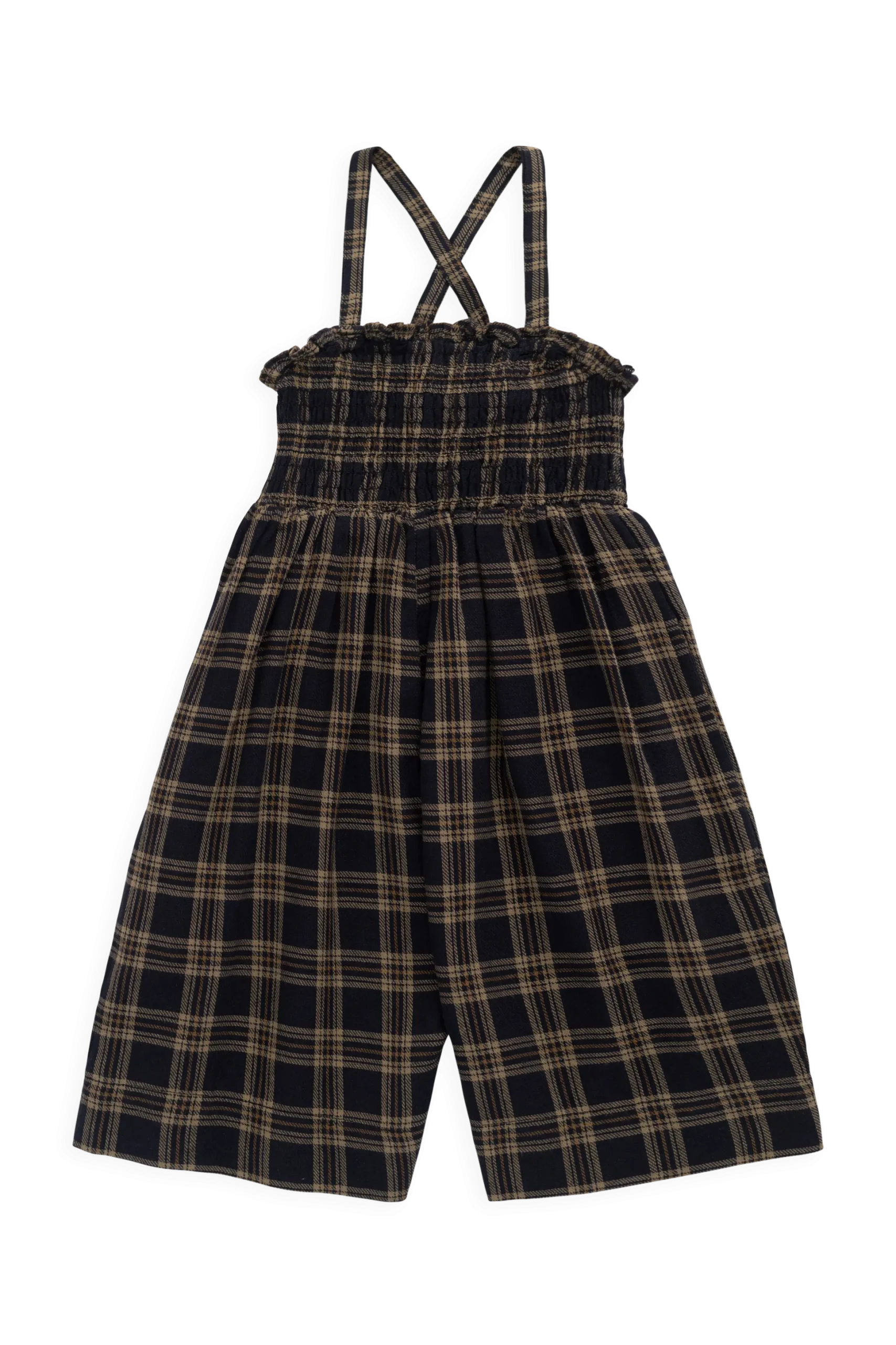 Organic Cotton Arabella Jumpsuit - Woodland Check