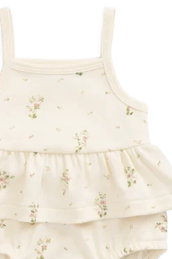 Organic Cotton Astra Playsuit - Josepha Egret Small