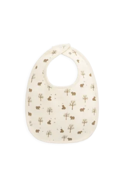 Organic Cotton Bib - Honey Bear Cloud