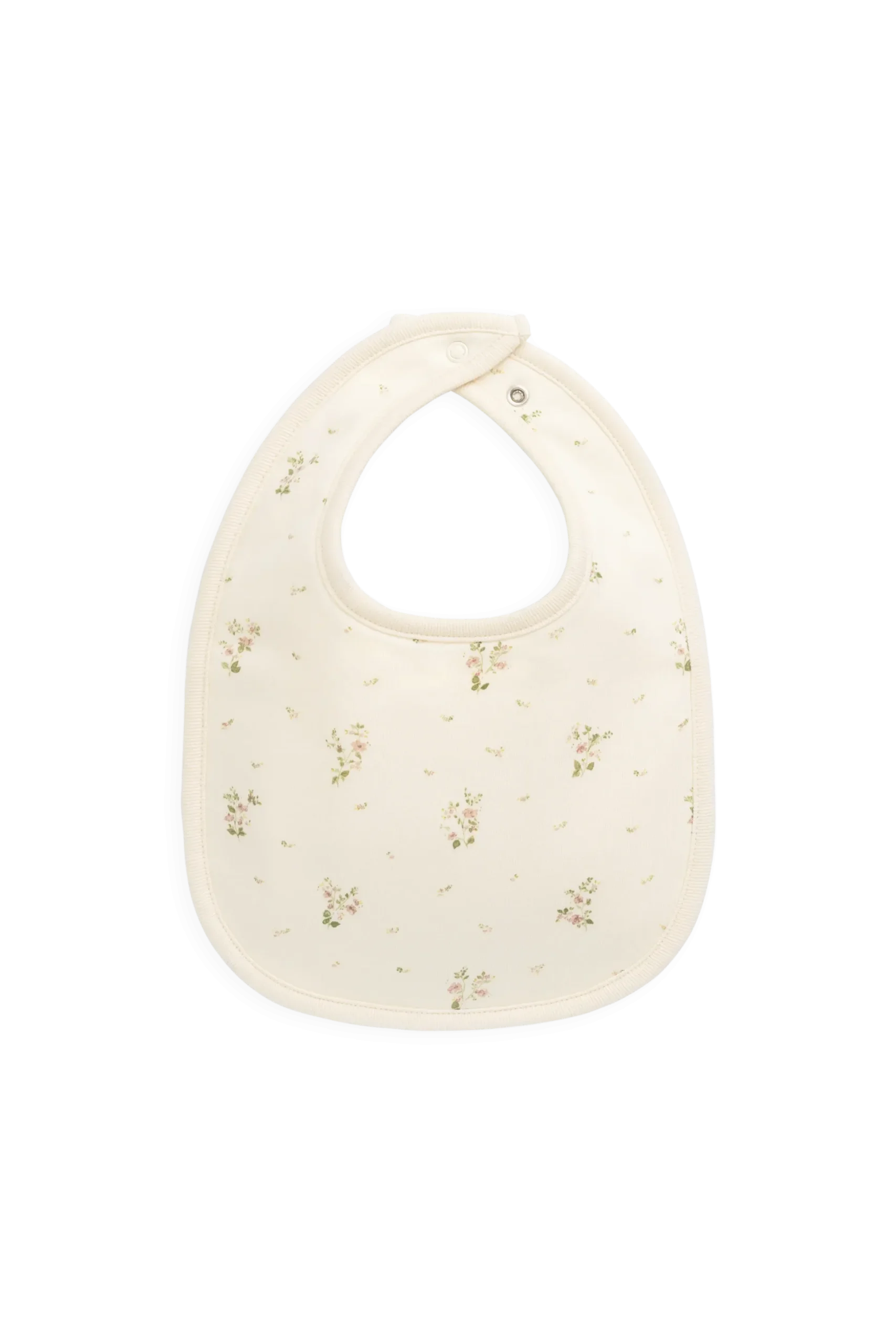 Organic Cotton Bib - Josepha Egret Small