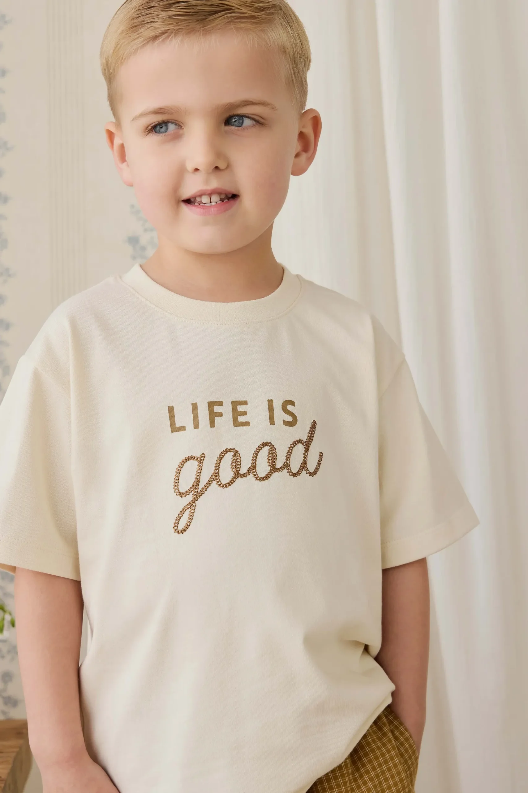 Organic Cotton Bjorn Tee - Cloud Life is Good