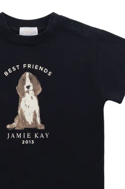 Organic Cotton Bjorn Tee-Dark Navy Best Friends