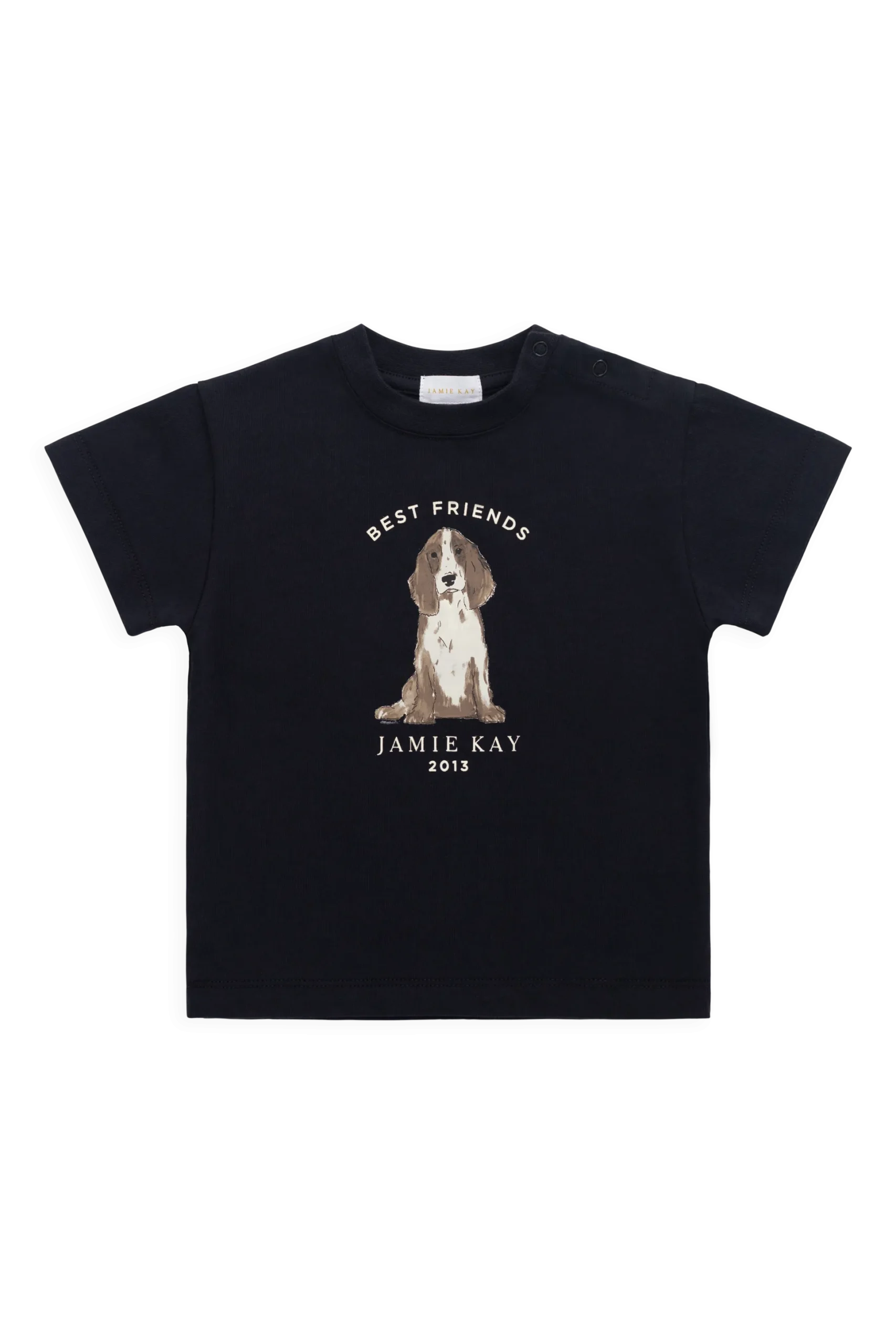 Organic Cotton Bjorn Tee-Dark Navy Best Friends