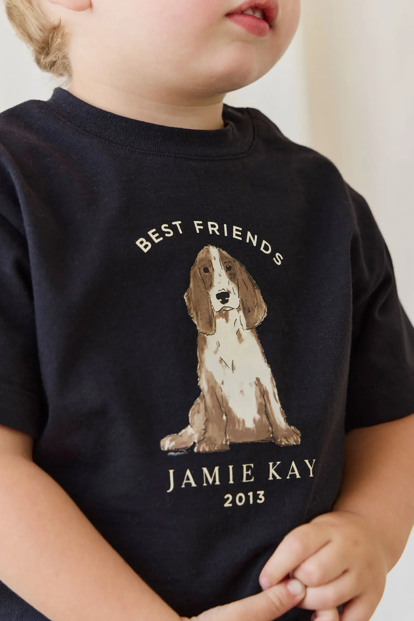 Organic Cotton Bjorn Tee-Dark Navy Best Friends