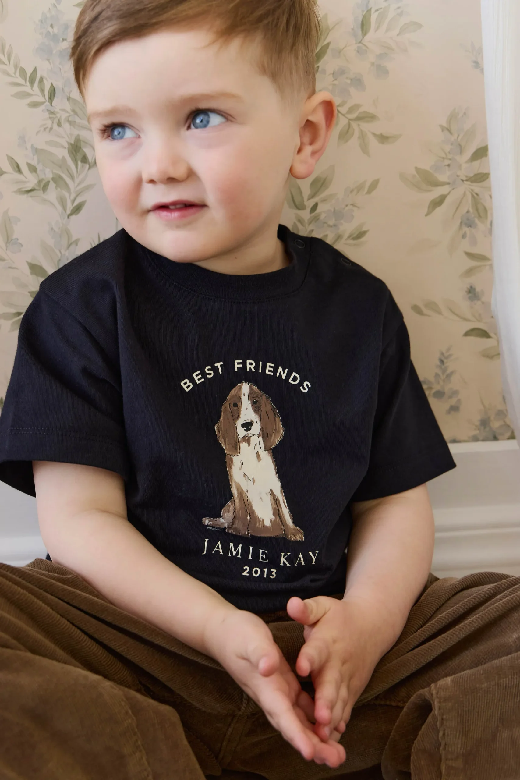 Organic Cotton Bjorn Tee-Dark Navy Best Friends