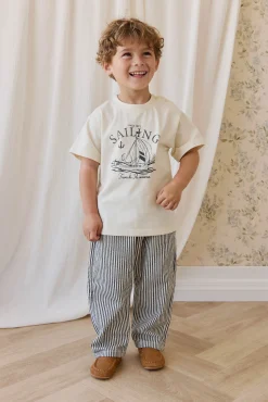 Organic Cotton Bjorn Tee-French Riviera Eclipse