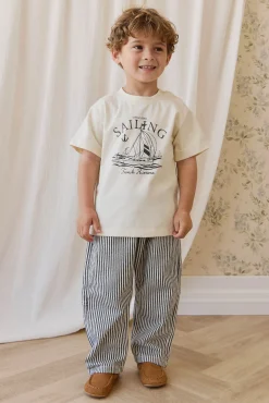 Organic Cotton Bjorn Tee-French Riviera Eclipse