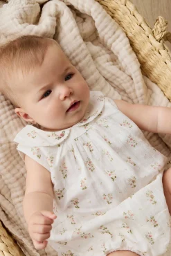 Organic Cotton Brynlee Playsuit - Josepha Egret