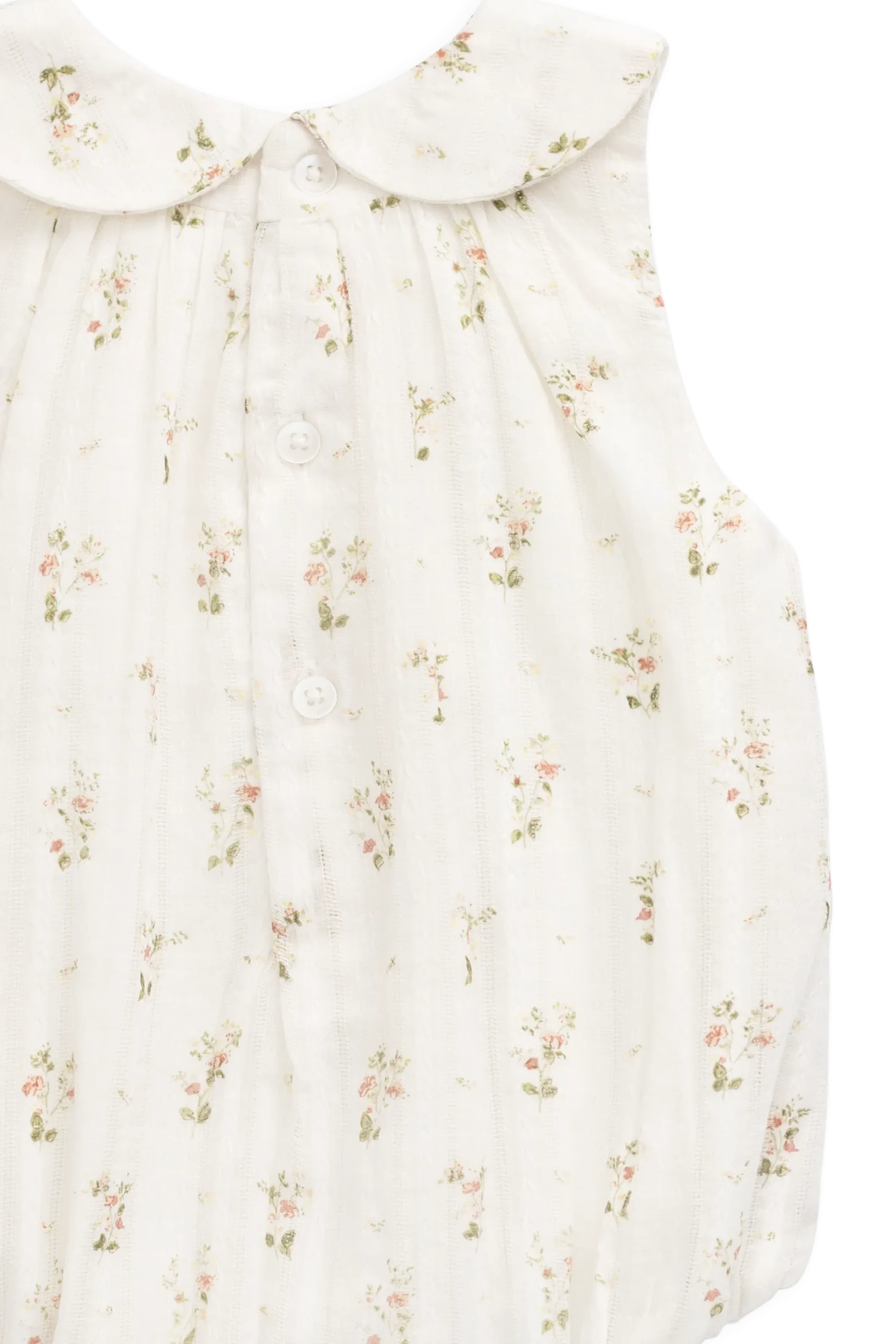 Organic Cotton Brynlee Playsuit - Josepha Egret