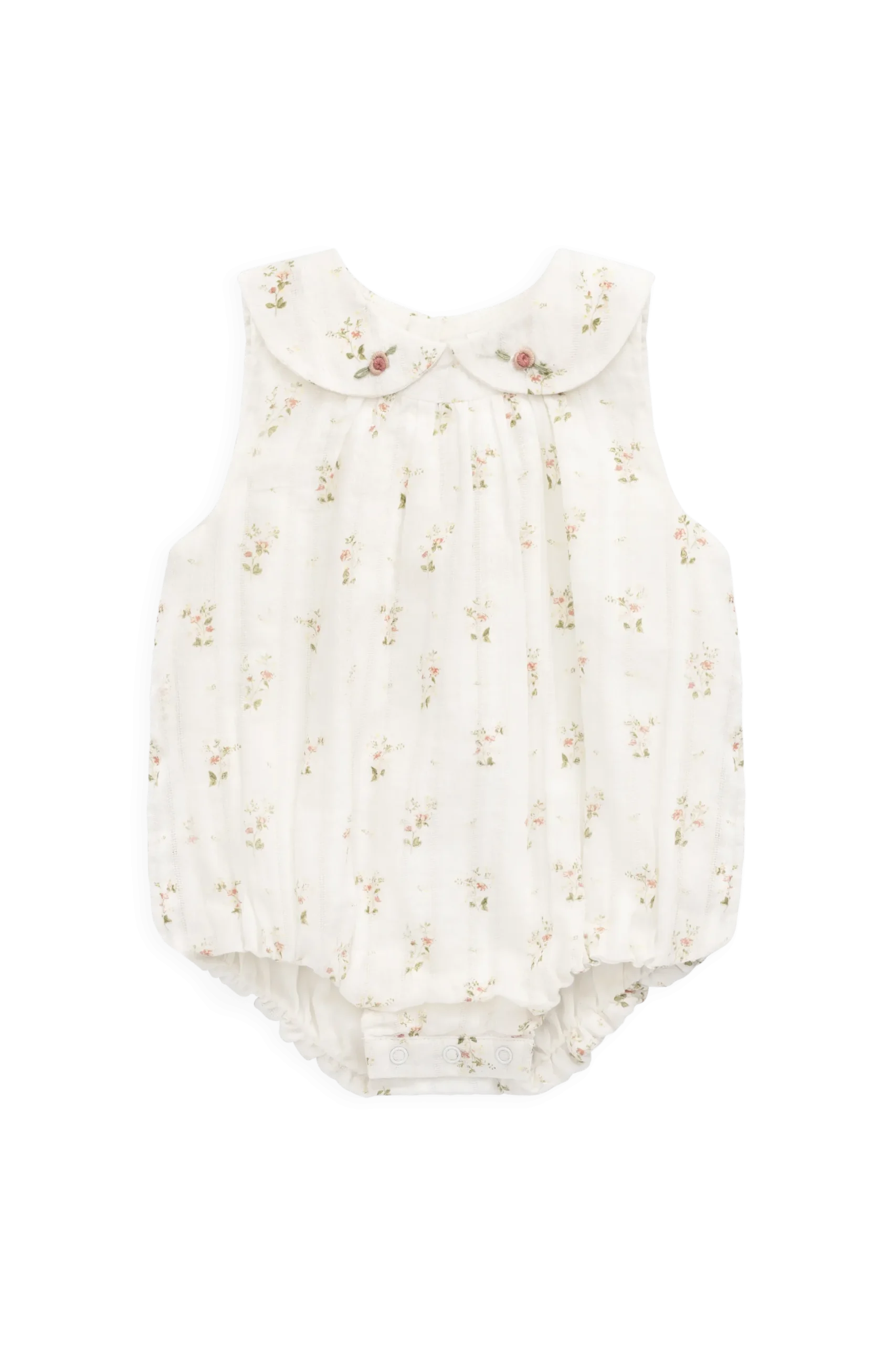 Organic Cotton Brynlee Playsuit - Josepha Egret