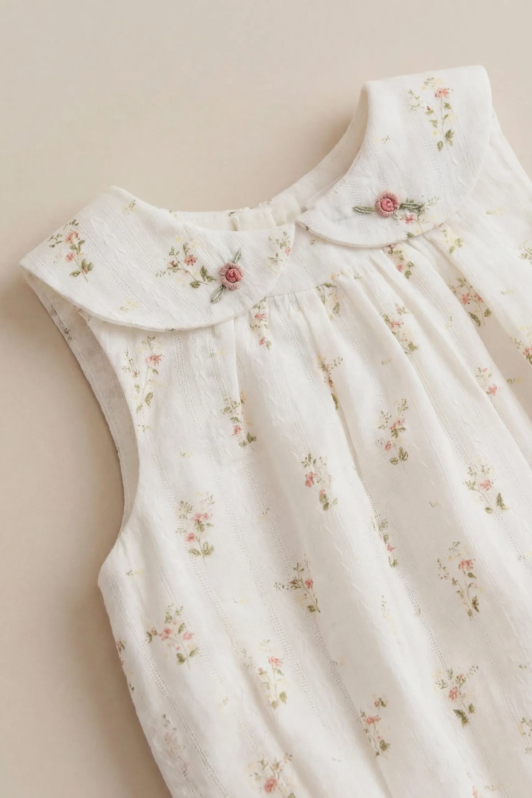 Organic Cotton Brynlee Playsuit - Josepha Egret