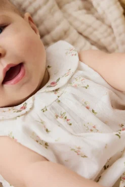 Organic Cotton Brynlee Playsuit - Josepha Egret