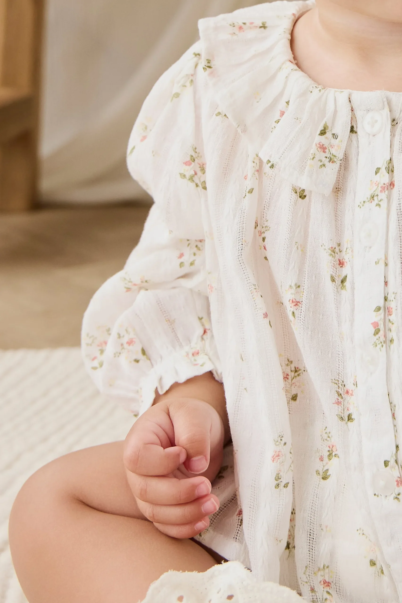 Organic Cotton Brynlee Top - Josepha Egret