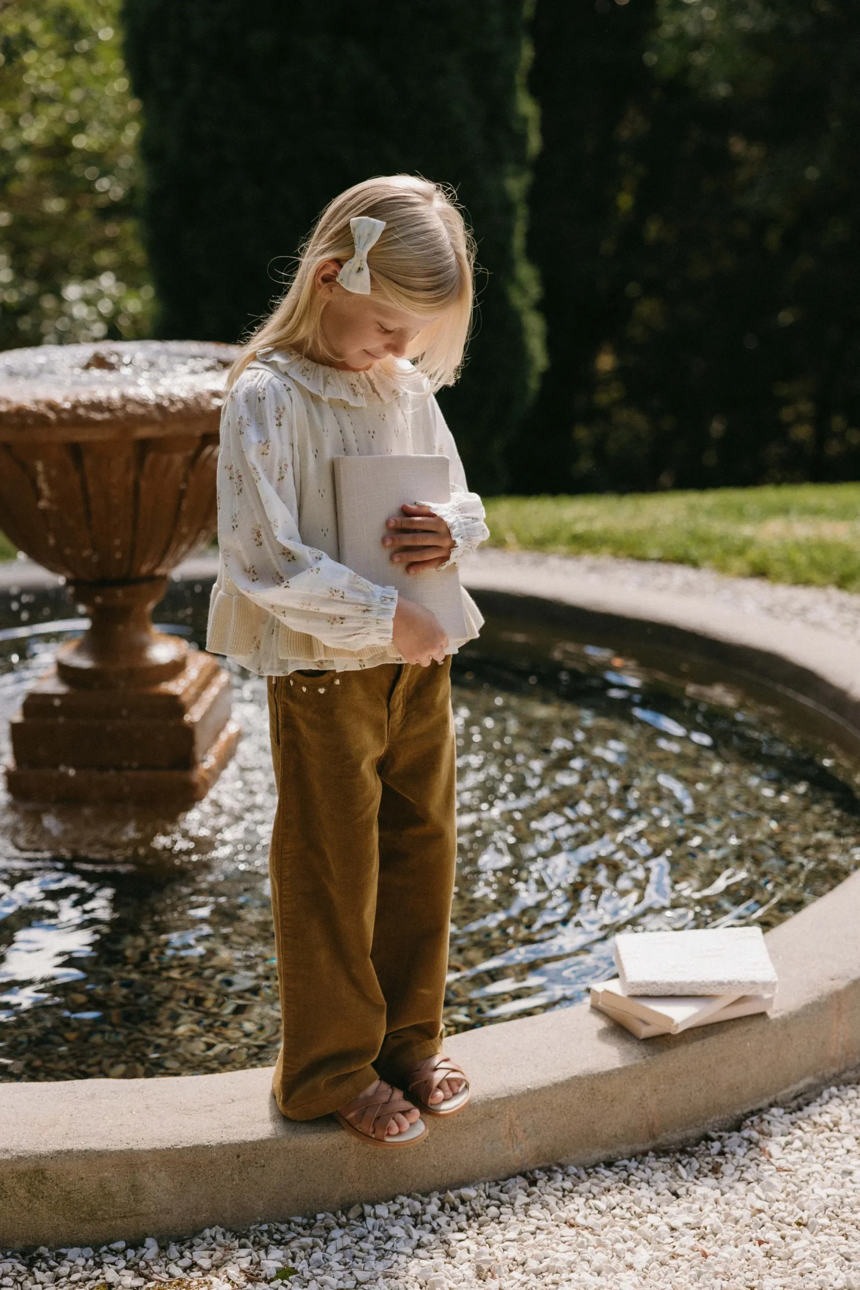 Organic Cotton Brynlee Top - Josepha Egret