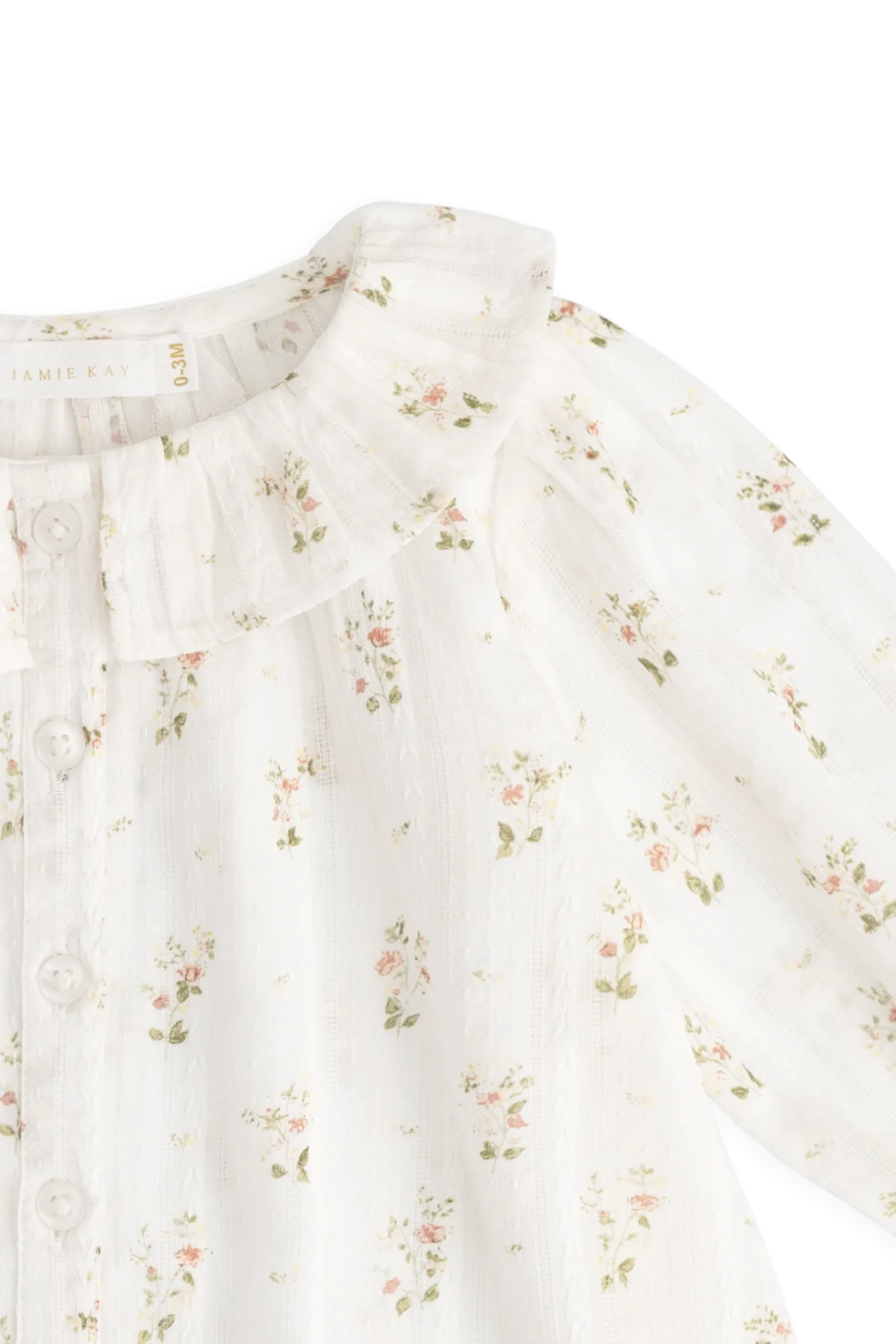 Organic Cotton Brynlee Top - Josepha Egret