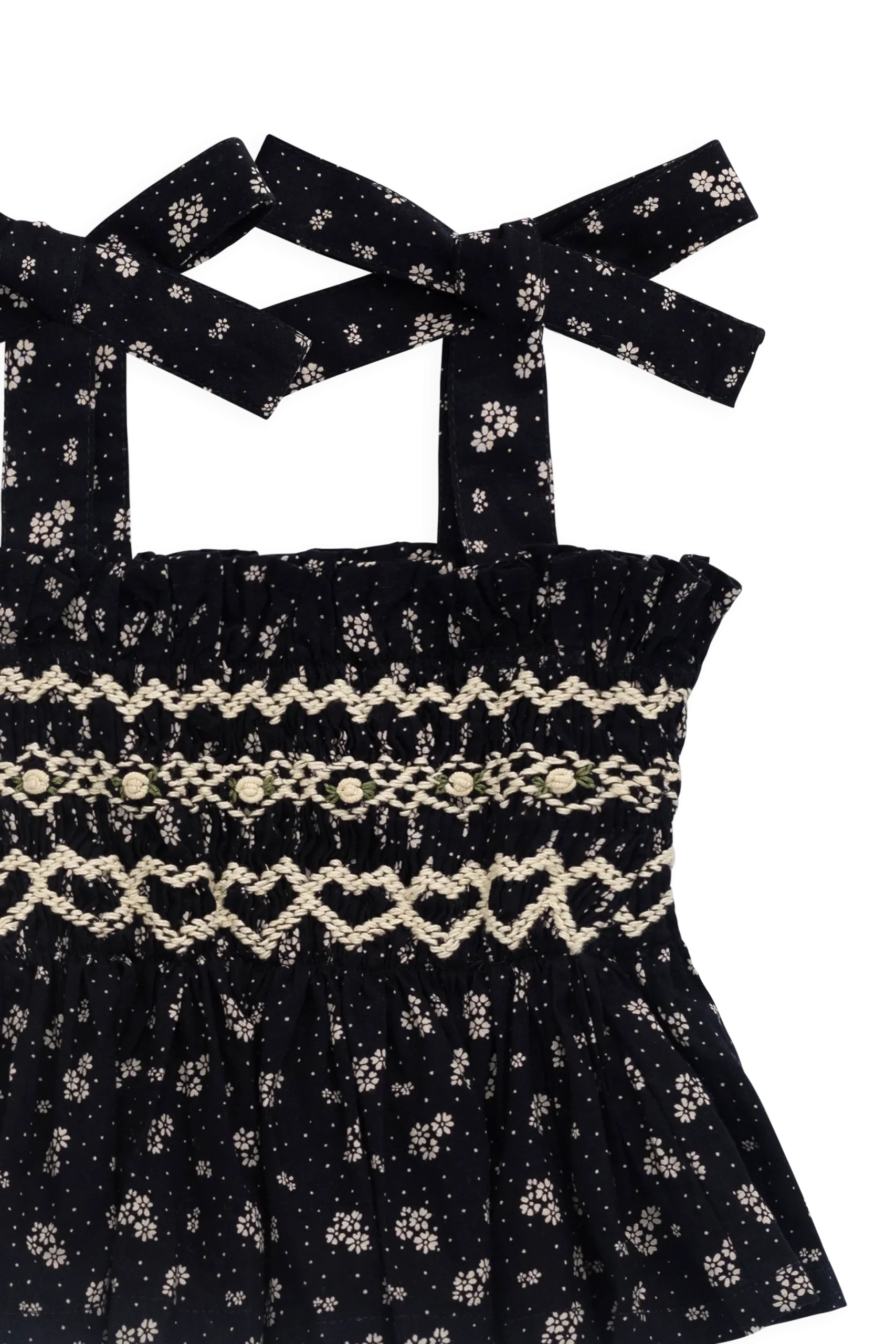 Organic Cotton Carine Top - Maisie Navy