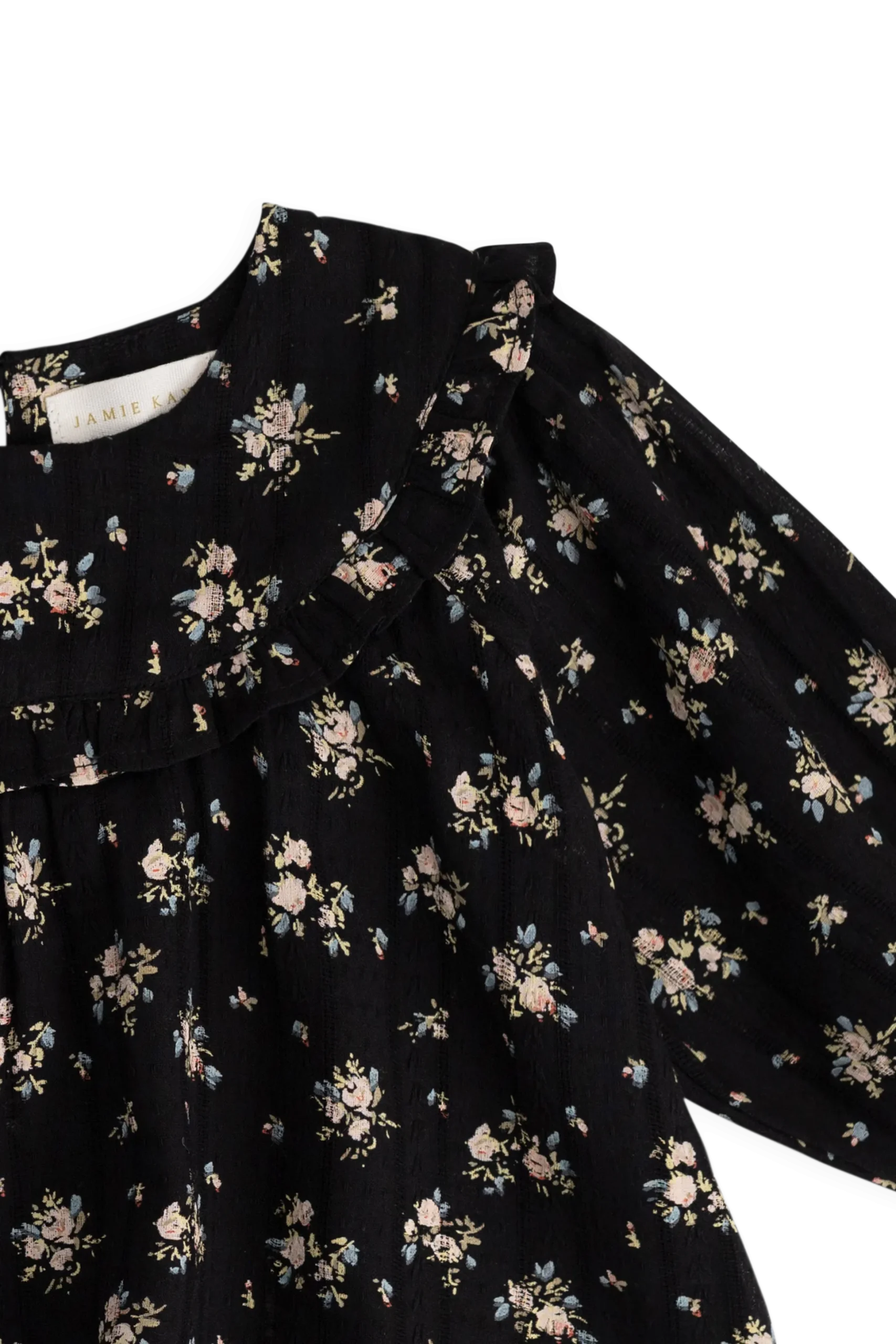 Organic Cotton Caroline Blouse - Cassie Caviar