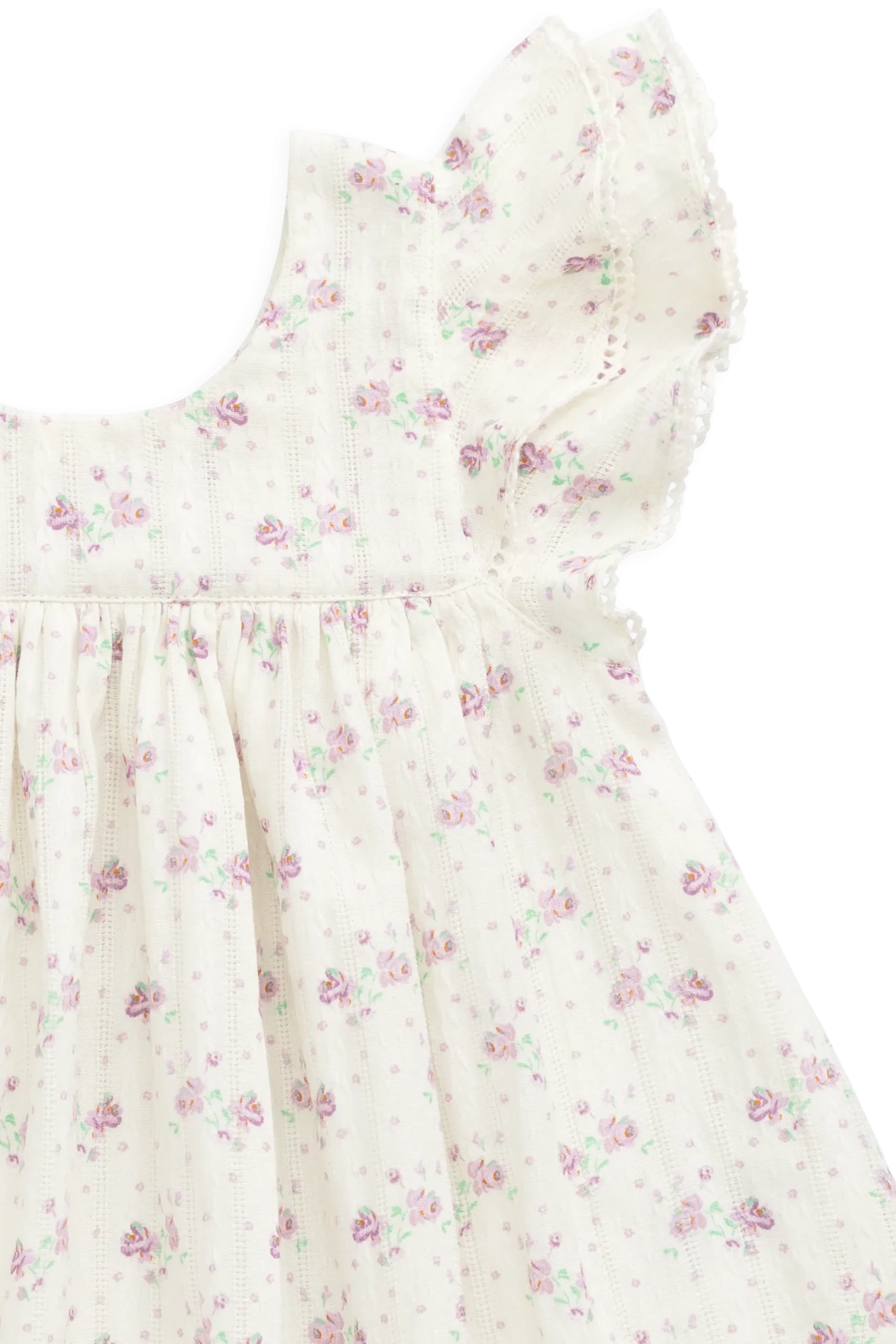 Organic Cotton Caroline Dress - Molly Lilac
