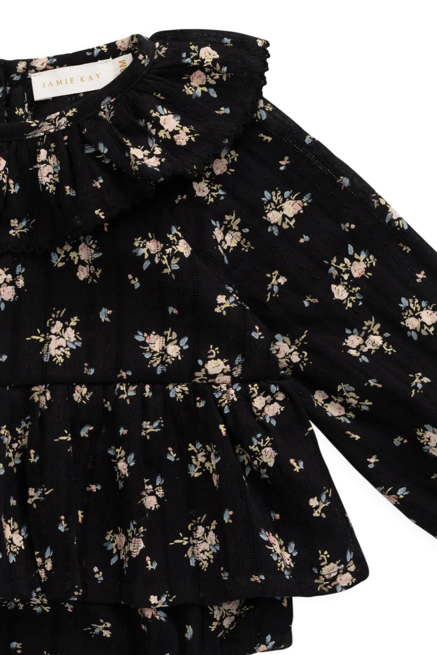 Organic Cotton Caroline Playsuit - Cassie Caviar