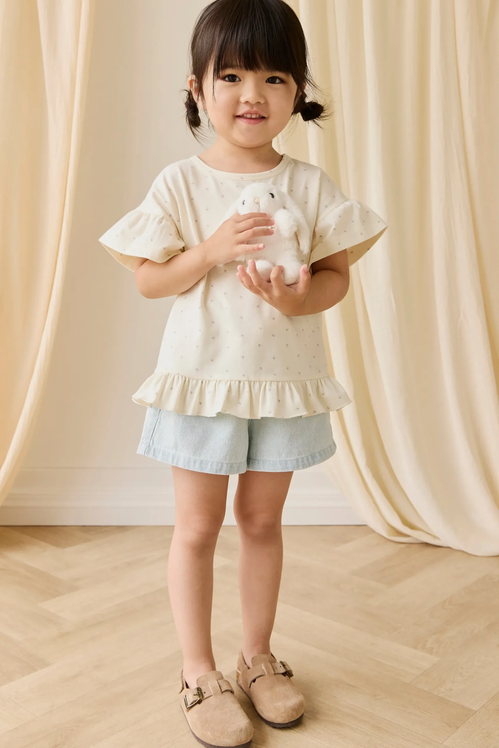 Organic Cotton Caydence Top - Ditsy Cherries