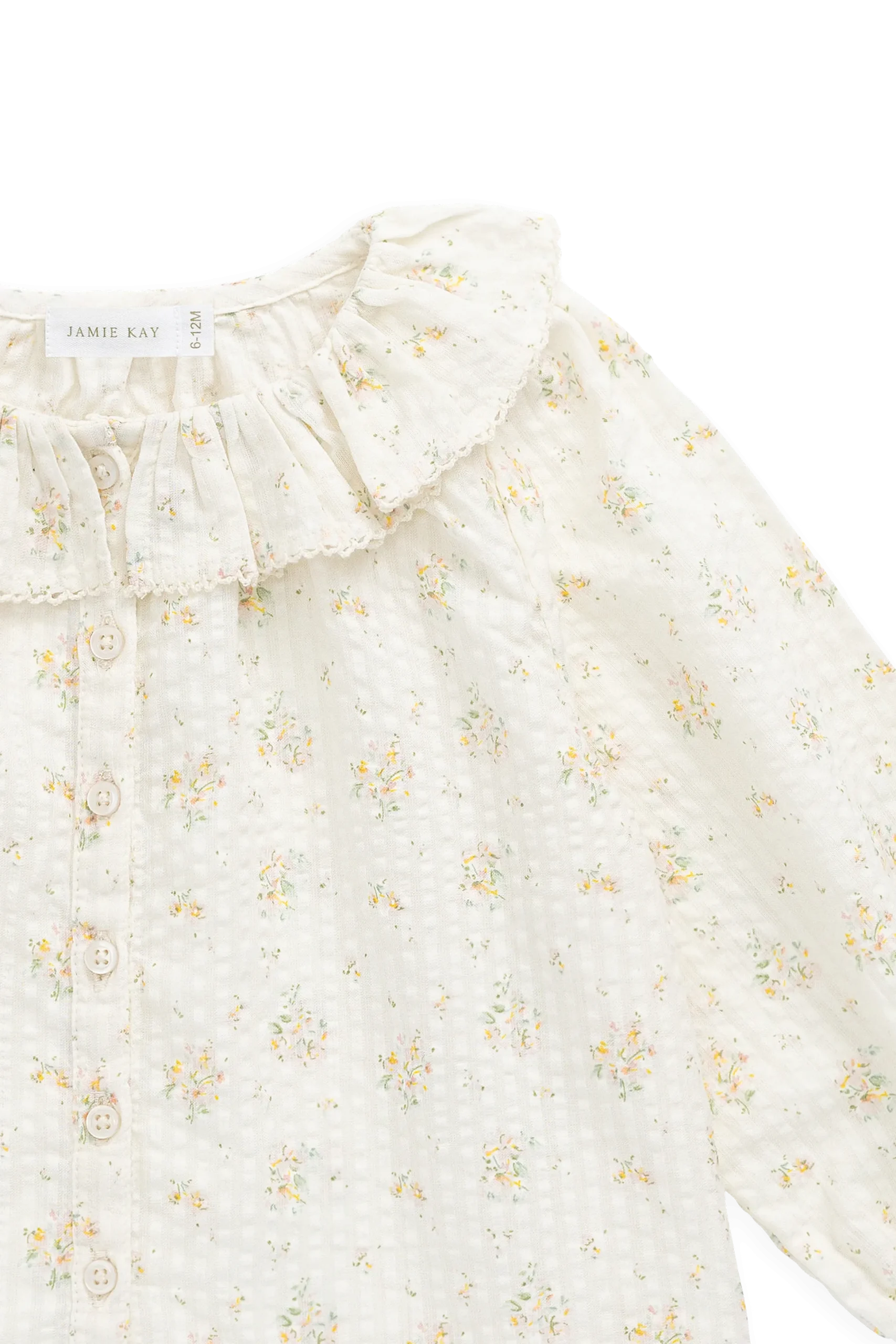 Organic Cotton Cecile Top-Justine Parchment
