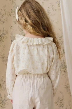 Organic Cotton Cecile Top-Justine Parchment