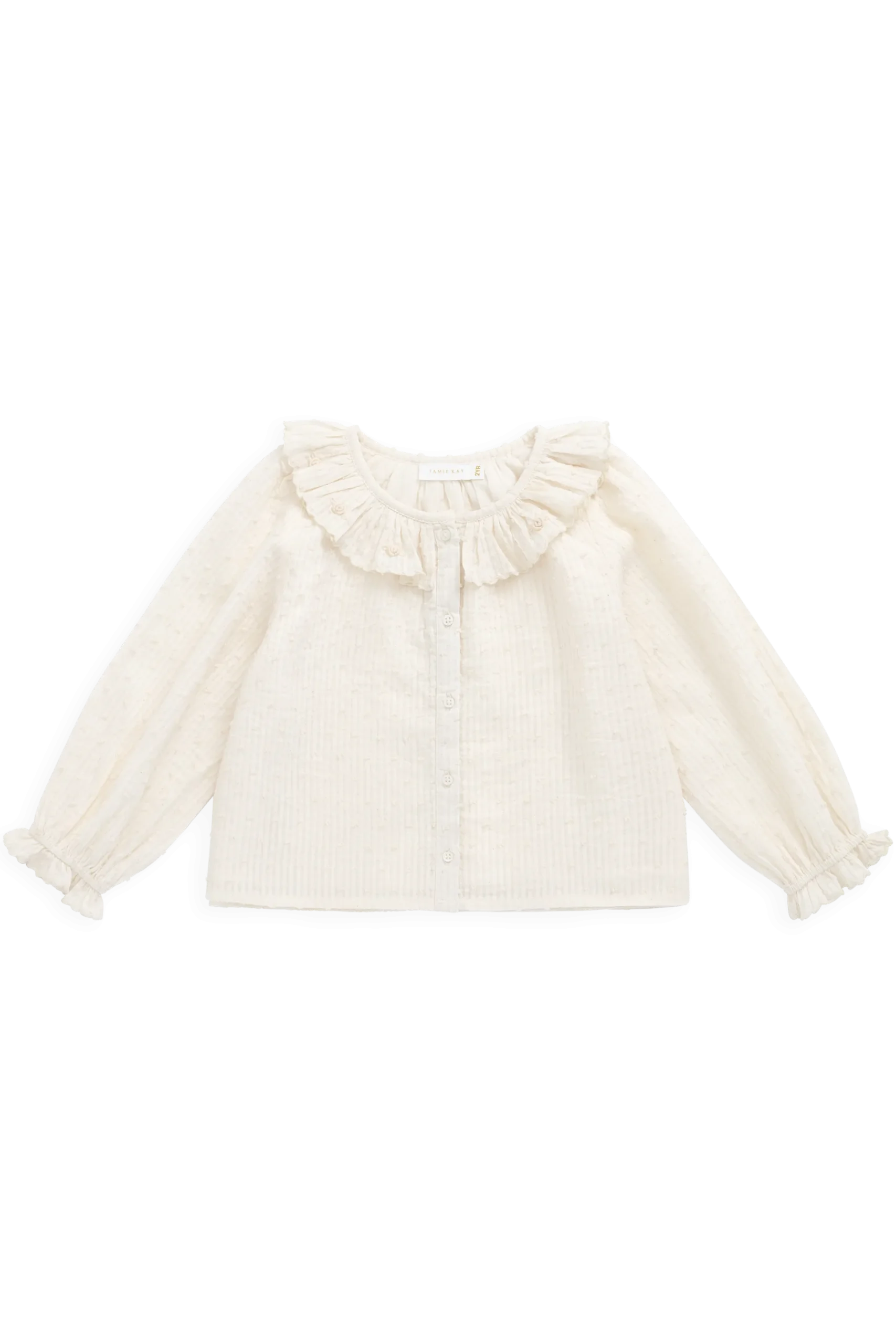 Organic Cotton Cecile Top-Parchment