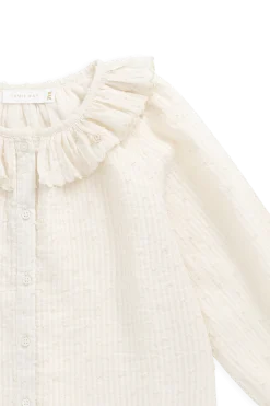 Organic Cotton Cecile Top-Parchment