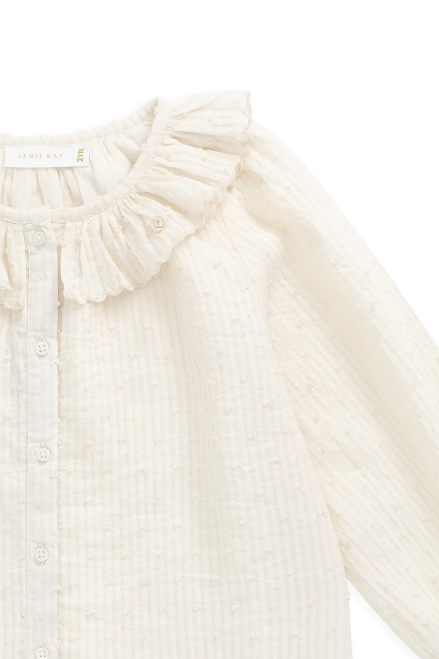 Organic Cotton Cecile Top-Parchment