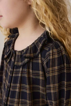 Organic Cotton Cecile Top - Woodland Check