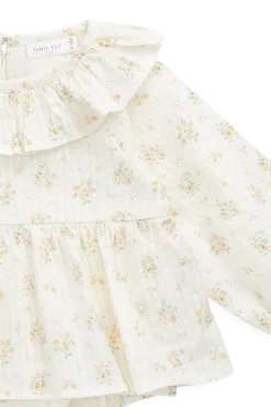 Organic Cotton Cecil Playsuit-Justine Parchment