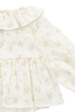 Organic Cotton Cecil Playsuit-Justine Parchment