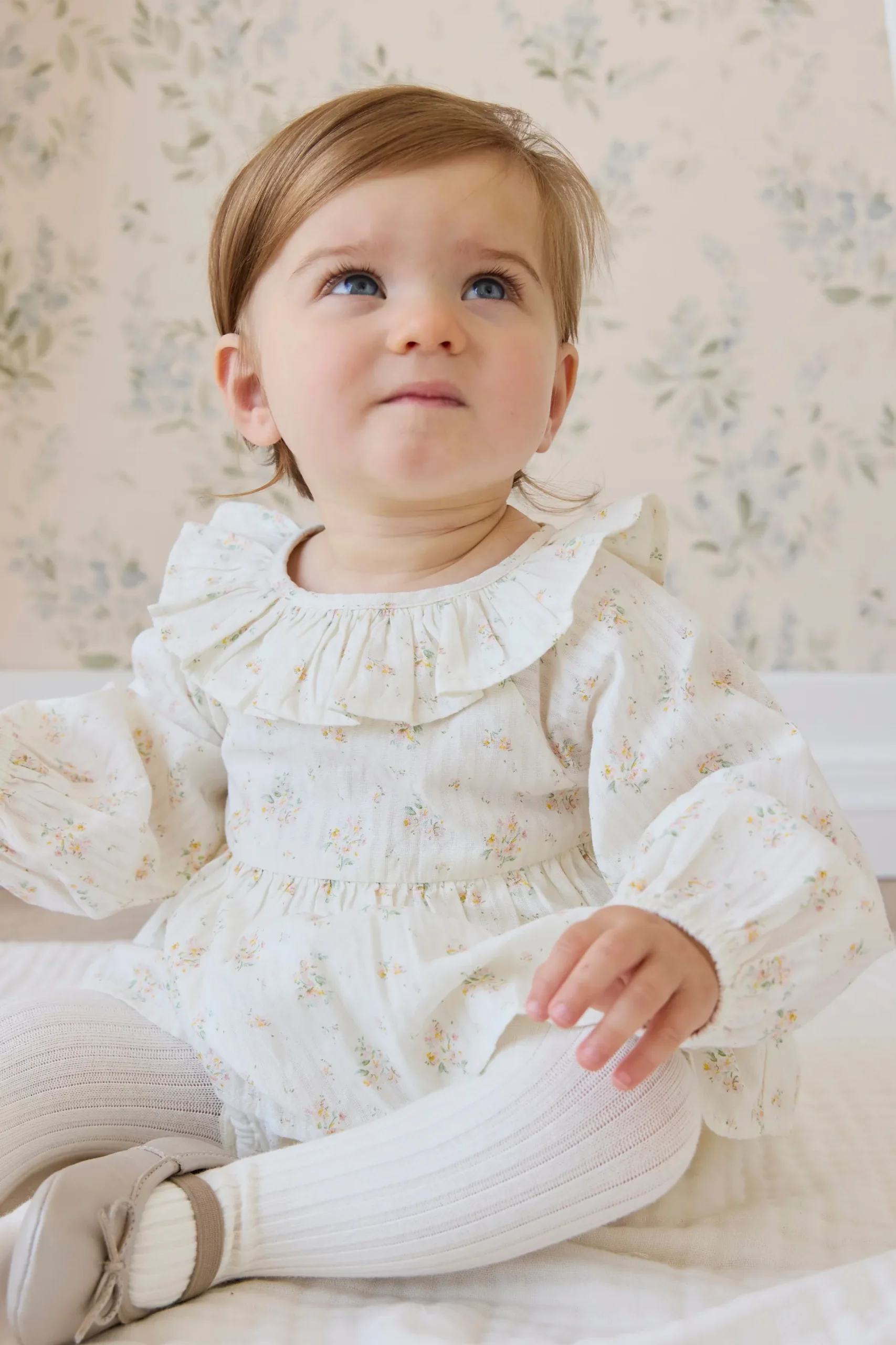 Organic Cotton Cecil Playsuit-Justine Parchment