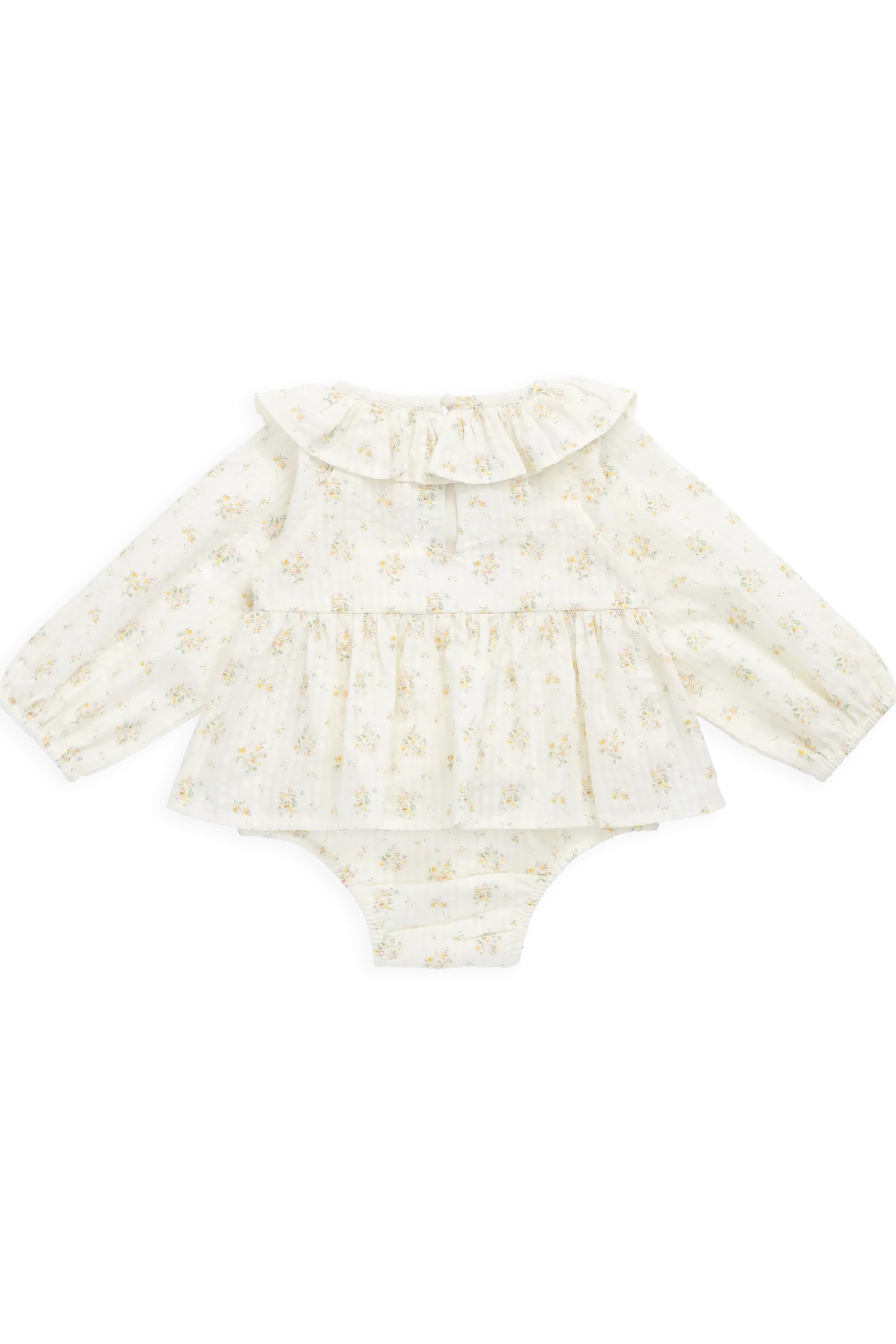 Organic Cotton Cecil Playsuit-Justine Parchment