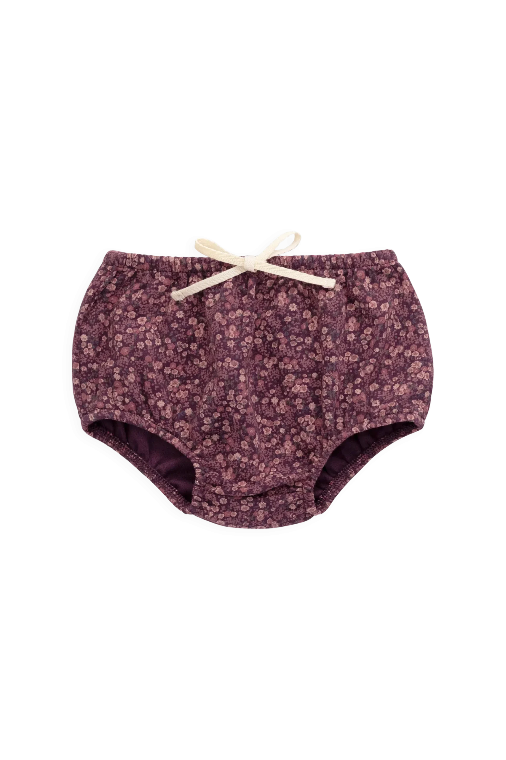 Organic Cotton Classic Bloomer - Fig Floral