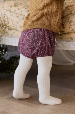 Organic Cotton Classic Bloomer - Fig Floral