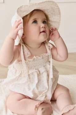 Organic Cotton Cleo Playsuit - Aries Mauve