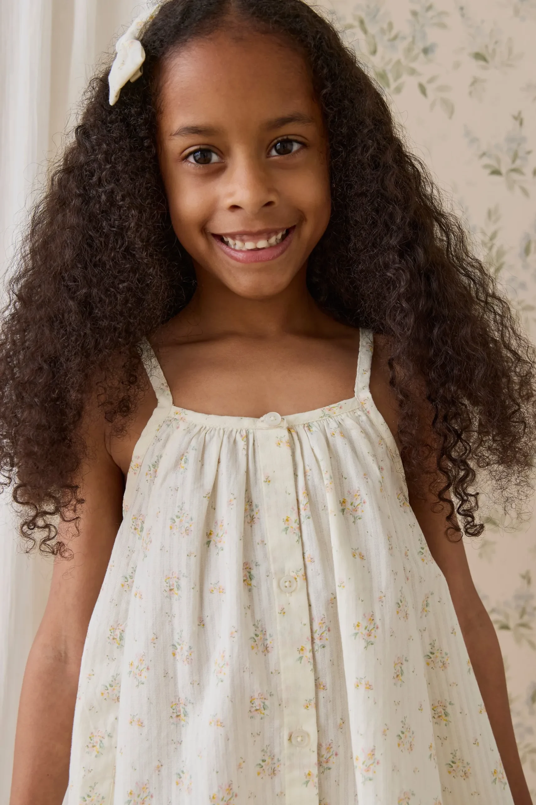 Organic Cotton Cosette Dress-Justine Parchment