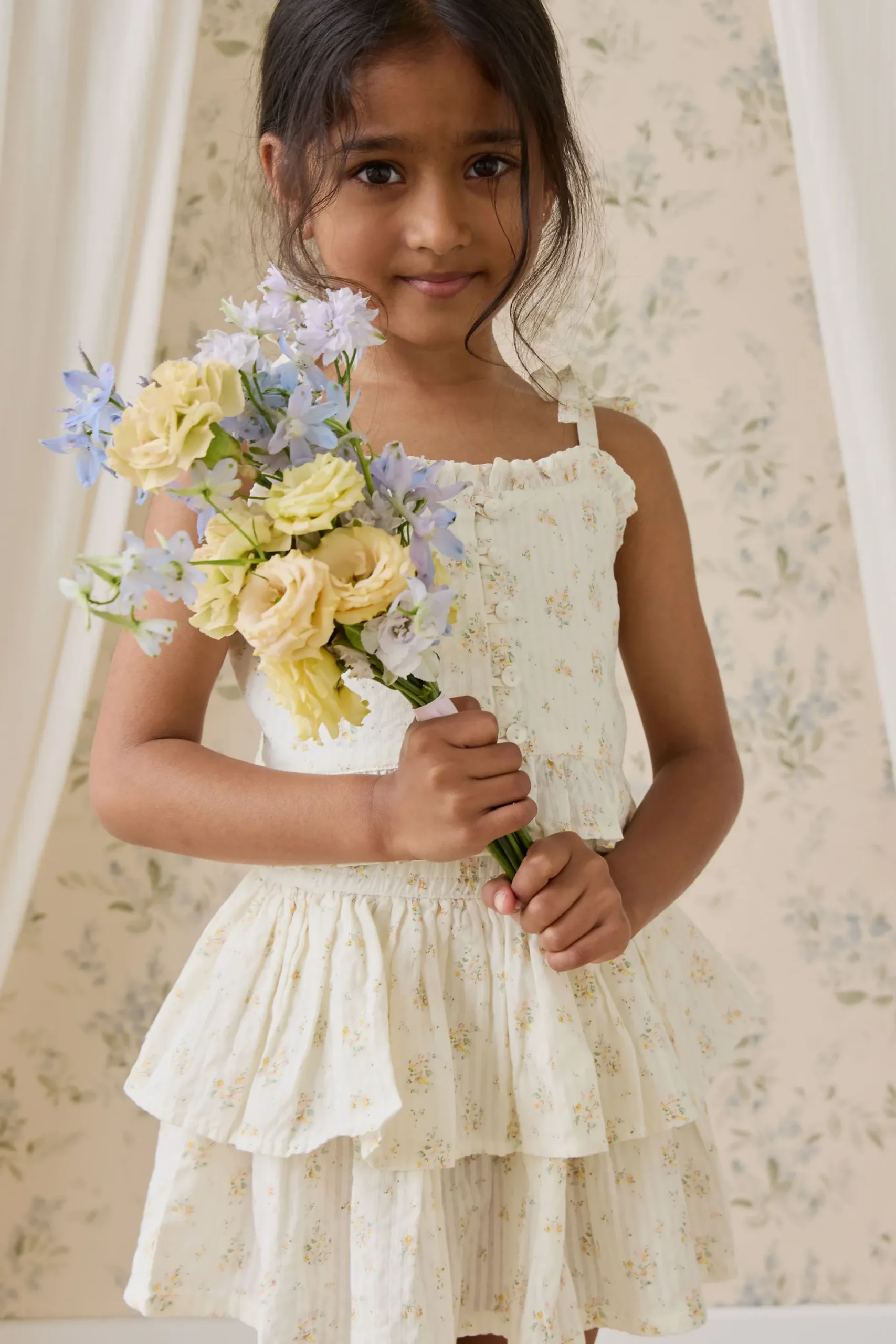 Organic Cotton Cosette Skirt-Justine Parchment