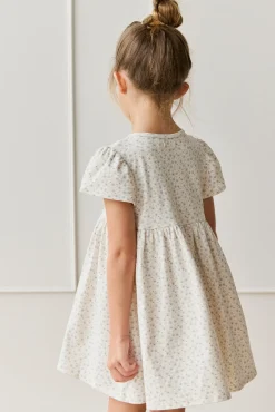 Organic Cotton Dahlia Dress - Penelope Evening Haze