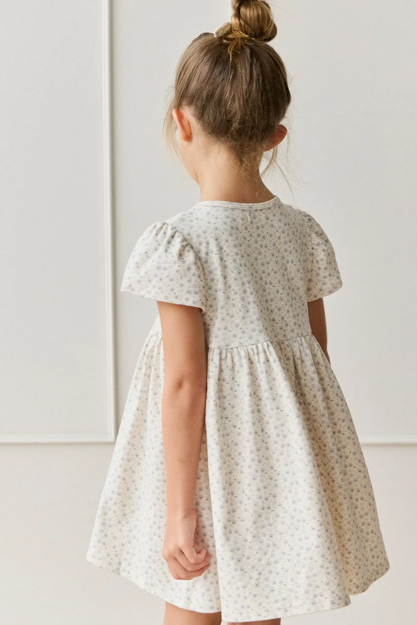 Organic Cotton Dahlia Dress - Penelope Evening Haze