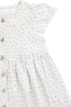 Organic Cotton Dahlia Dress - Penelope Evening Haze