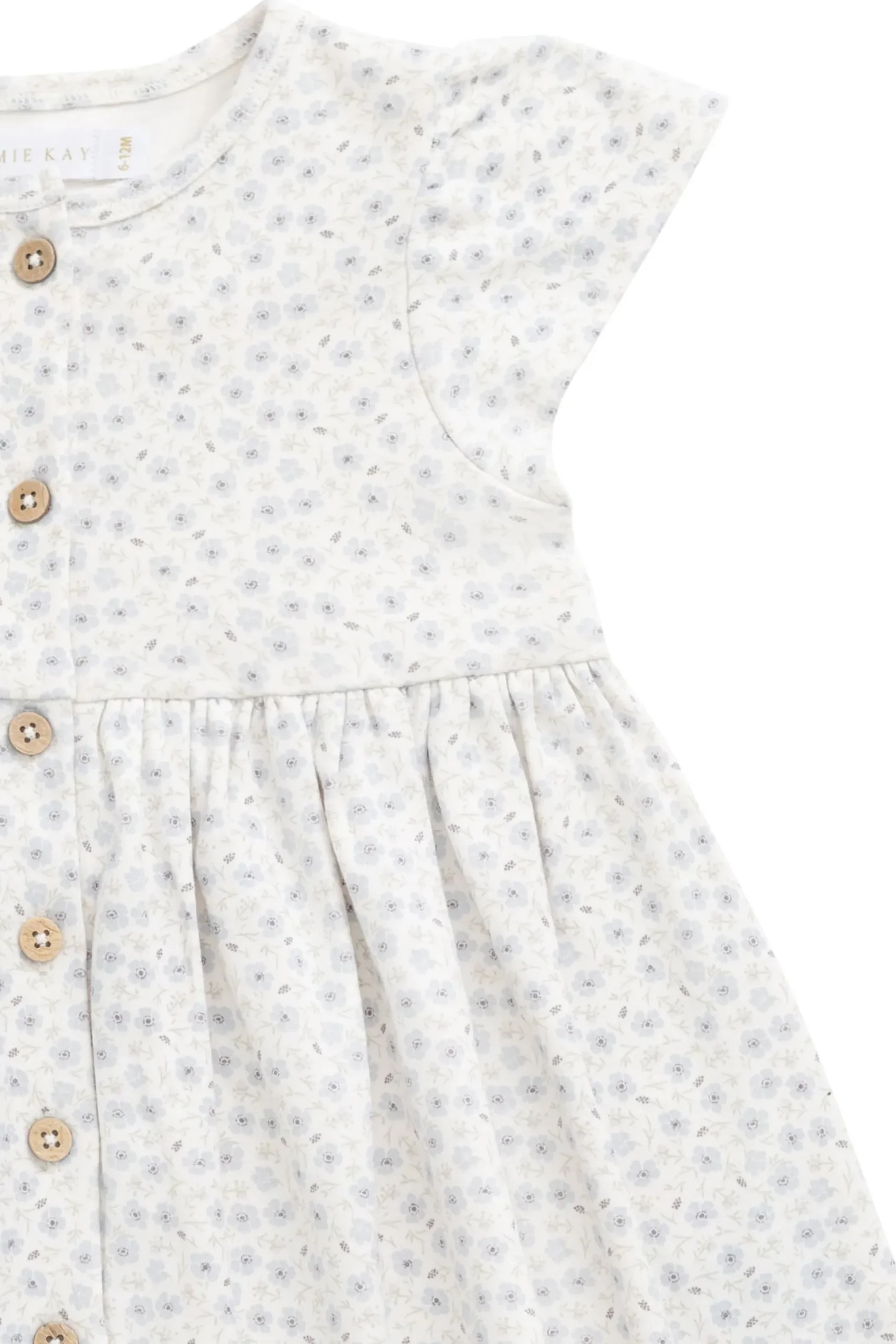 Organic Cotton Dahlia Dress - Penelope Evening Haze