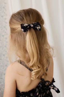 Organic Cotton Desiree Bow - Cassie Caviar