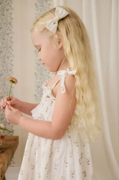 Organic Cotton Desiree Bow - Josepha Egret
