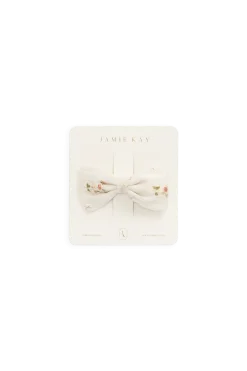 Organic Cotton Desiree Bow - Josepha Egret